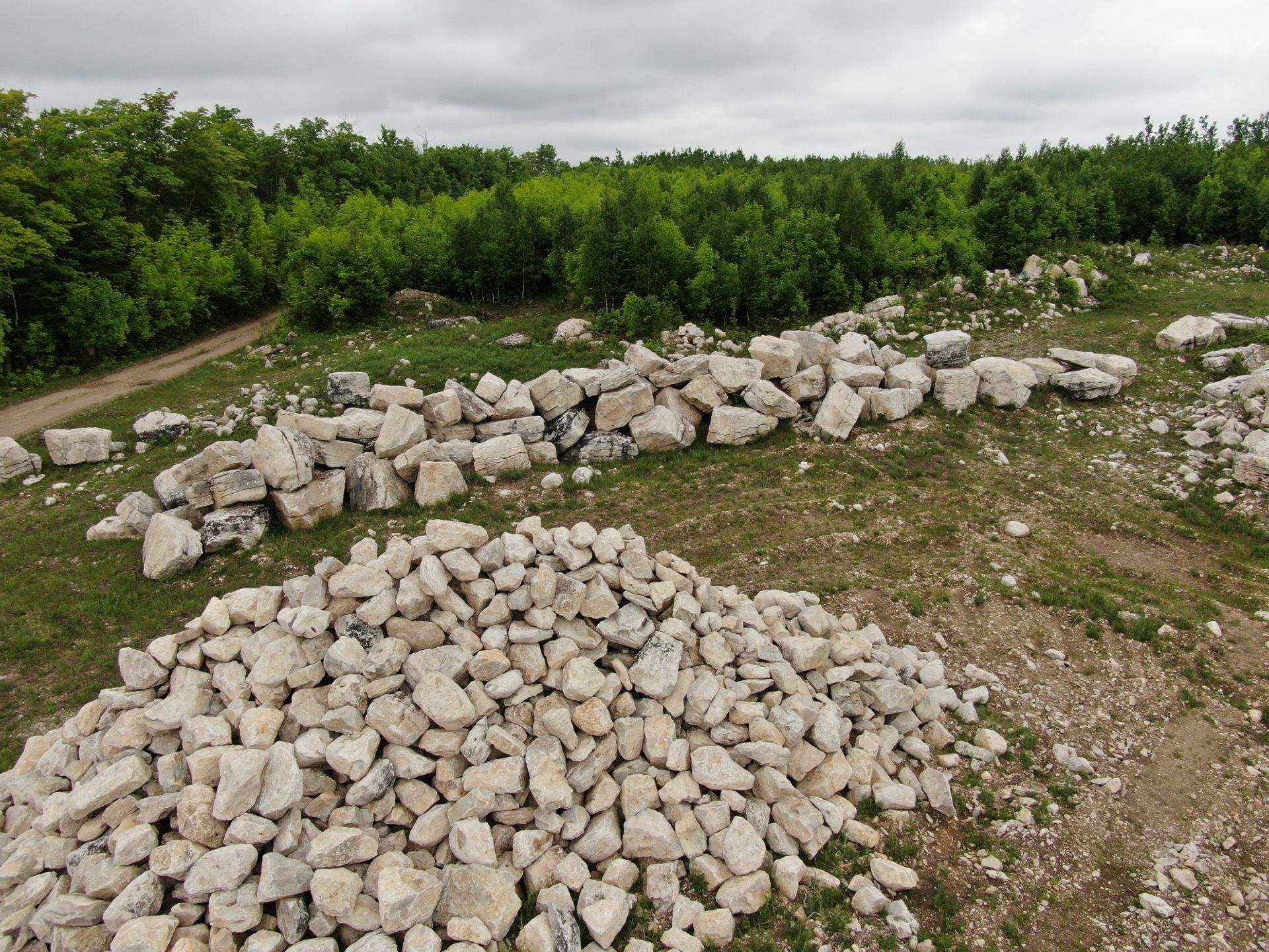 Stone Mountain quarry operations and equipment